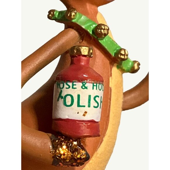 Department 56 Christmas With The Clauses Reindeer Gets Spiffed Up Ornament - Picture 5 of 10